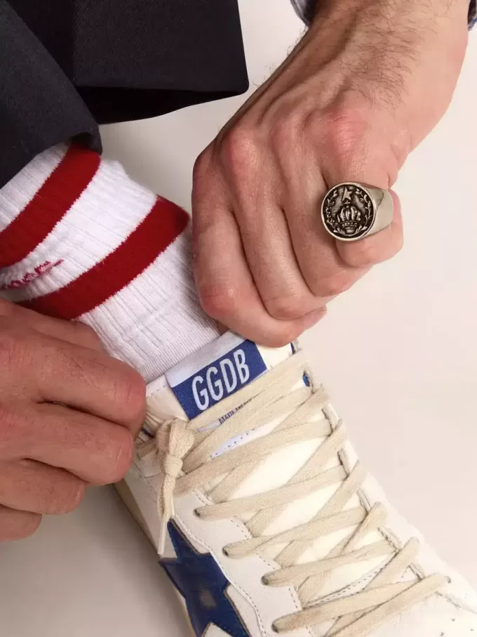 Anillo de sello para hombre en color plata antigua Anillo de sello para hombre en color plata antigua