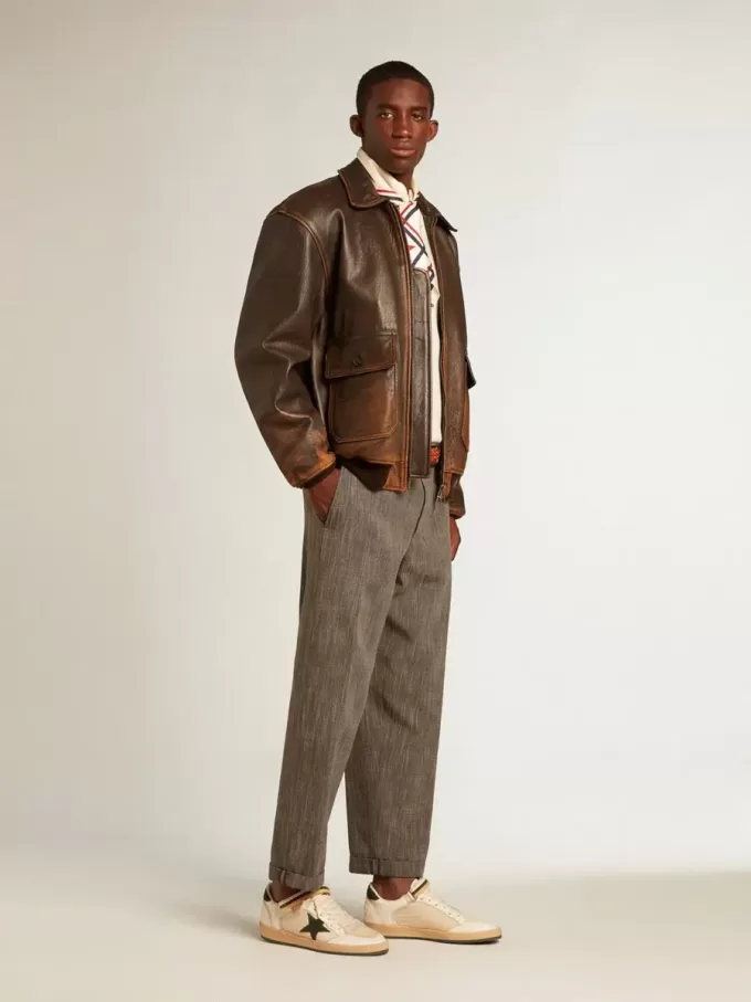 Ball Star en nailon y napa con estrella y lengüeta en el talón de ante verde Ball Star en nailon y napa con estrella y lengüeta en el talón de ante verde