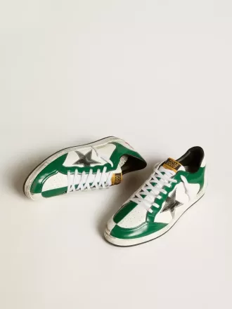 Ball Star LAB para hombre en piel verde y blanca con estrella plateada