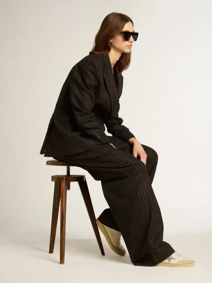 Ball Star LTD con estrella brillante y lengüeta de ante rosa en el talón