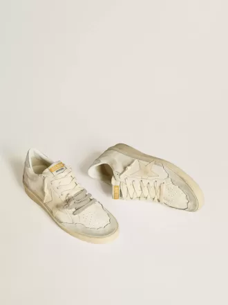 Ball Star LTD en piel napa con estrella de piel y lengüeta metálica en el talón