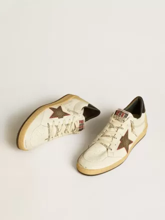 Ball Star LTD para hombre con estrella de malla y lengüeta de cuero azul medianoche en el talón