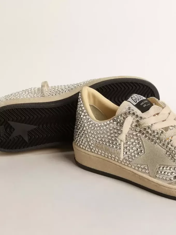 Ball Star LTD para mujer con cristales Swarovski y estrella de ante gris
