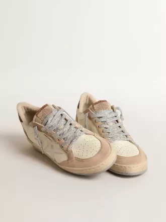 Ball Star LTD para mujer con estrella blanca y lengüeta de cuero burdeos en el talón