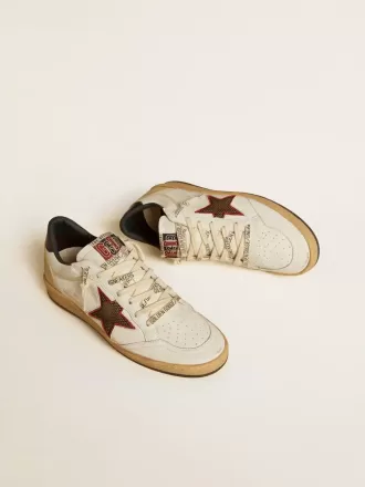 Ball Star LTD para mujer con estrella de malla y lengüeta de cuero azul medianoche en el talón