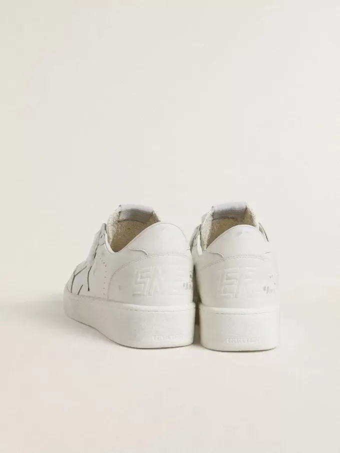 Ball Star para hombre con estrella y lengüeta en el talón de cuero blanco Ball Star para hombre con estrella y lengüeta en el talón de cuero blanco