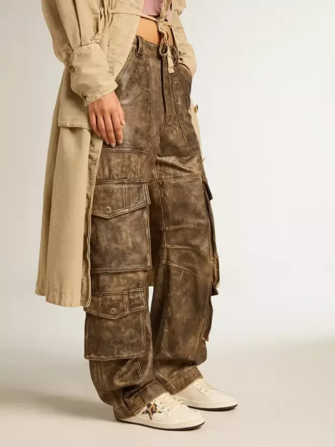 Ball Star para mujer con estrella con estampado de leopardo adornada con cristal Swarovski Ball Star para mujer con estrella con estampado de leopardo adornada con cristal Swarovski