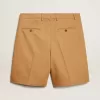 Bermudas de hombre en algodón beige