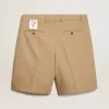 Bermudas de hombre en algodón beige