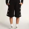 Bermudas negras para niño con estrellas blancas