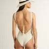 Body de croché para mujer en algodón blanco Body de croché para mujer en algodón blanco
