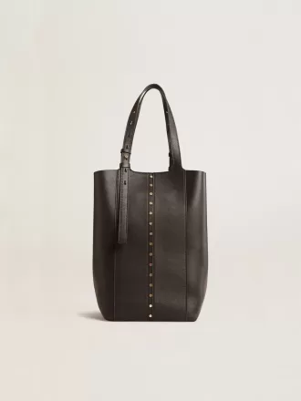 Bolso 24/7 North South en piel negra con asas ajustables