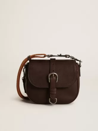 Bolso Francis para mujer, pequeño, en piel marrón oscuro