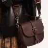 Bolso Francis para mujer, pequeño, en piel marrón oscuro Bolso Francis para mujer, pequeño, en piel marrón oscuro