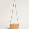 Bolso Mini Star en piel con estampado de serpiente beige