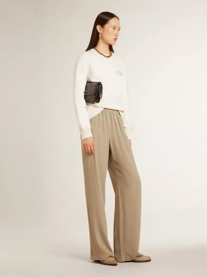 Botas bajas Wish Star en ante encerado color arena con bordado de estrellas Botas bajas Wish Star en ante encerado color arena con bordado de estrellas