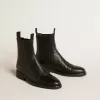 Botas Chelsea de mujer en piel negra