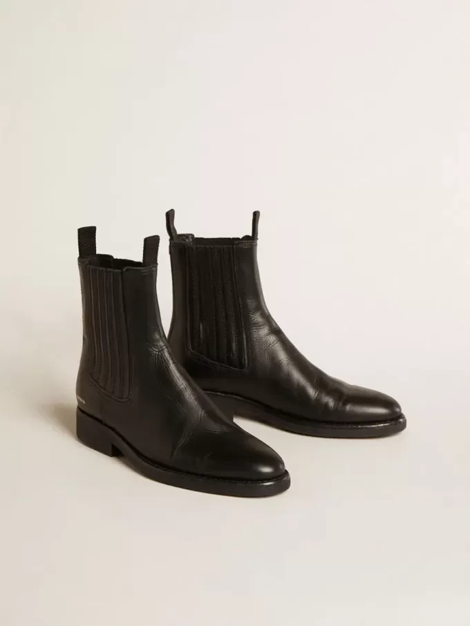 Botas Chelsea de mujer en piel negra