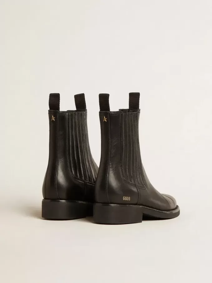 Botas Chelsea de mujer en piel negra