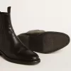 Botas Chelsea para hombre en piel negra