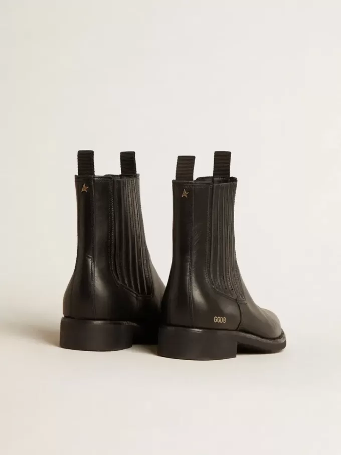 Botas Chelsea para hombre en piel negra