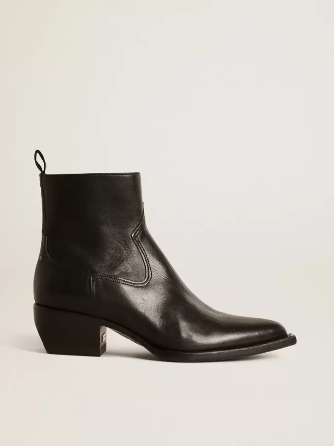 Botas Debbie bajas para hombre en piel negra