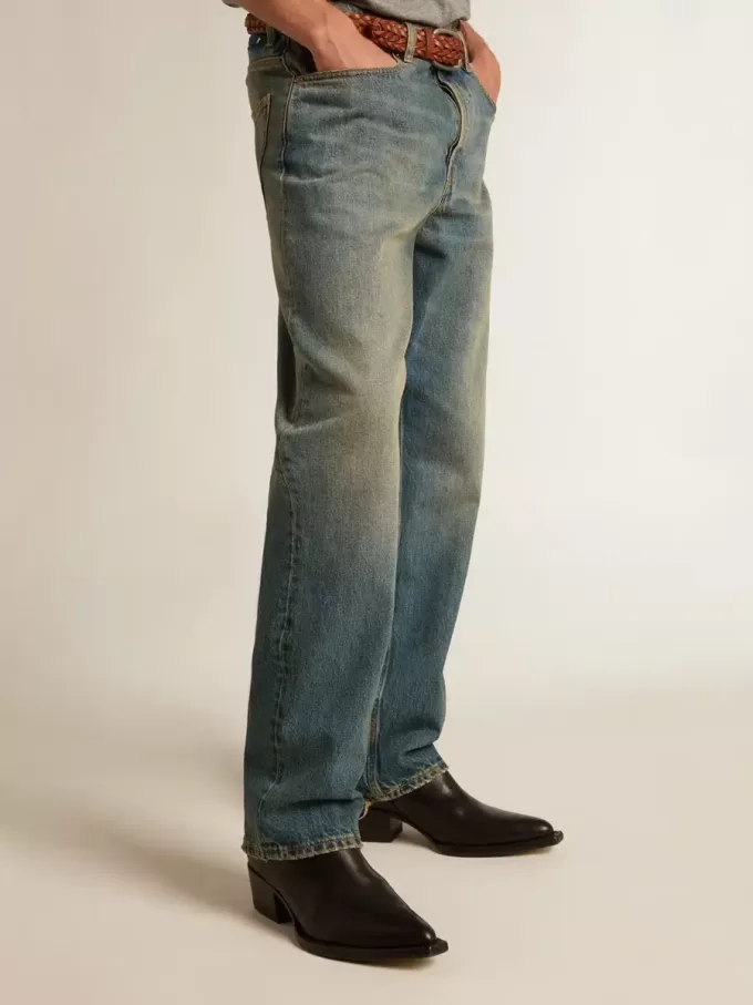 Botas Debbie bajas para hombre en piel negra