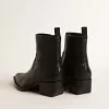 Botas Debbie bajas para hombre en piel negra