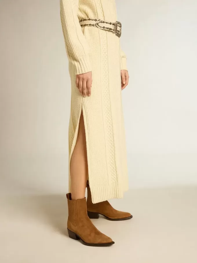 Botas Debbie de ante marrón