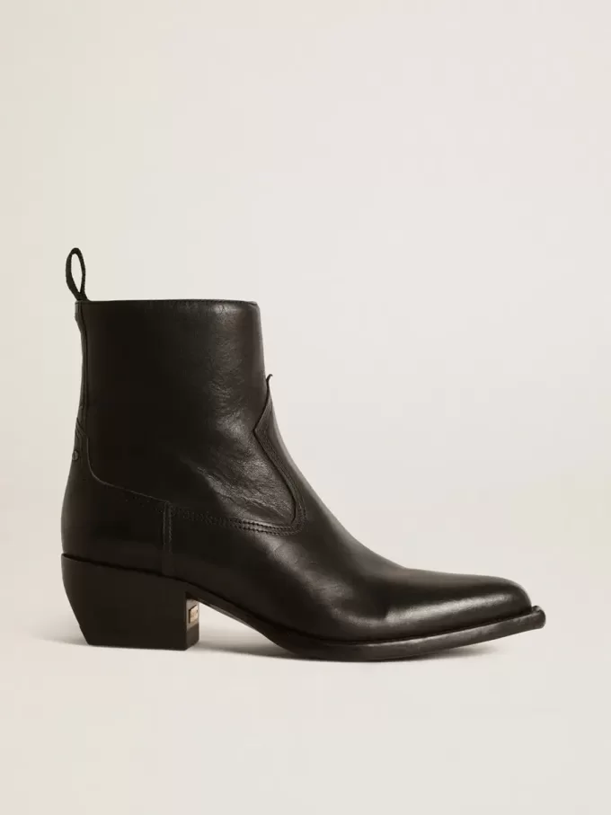Botas Debbie para mujer en piel negra