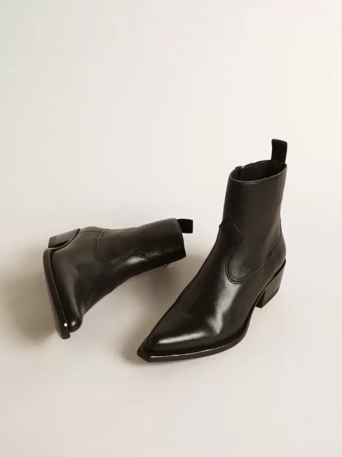 Botas Debbie para mujer en piel negra
