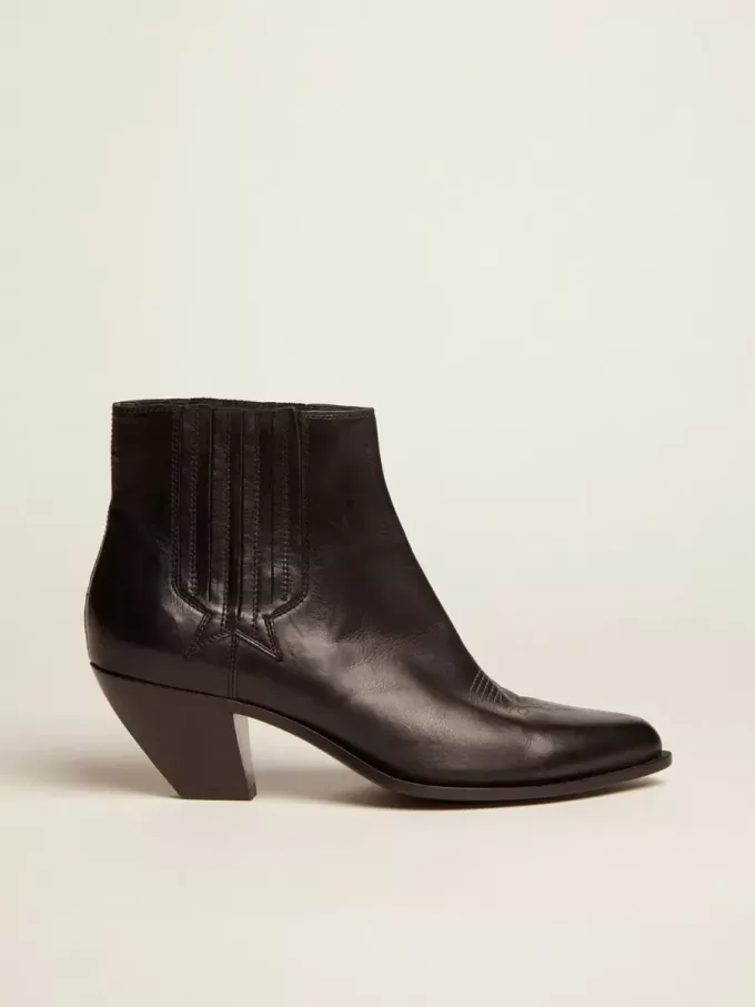 Botas Sunset para mujer en piel negra