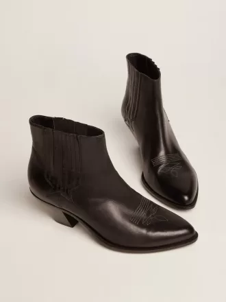 Botas Sunset para mujer en piel negra