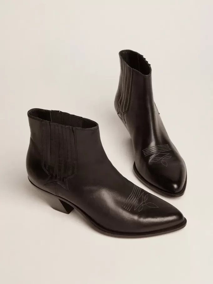 Botas Sunset para mujer en piel negra