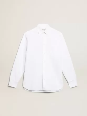 Camisa blanca de algodón