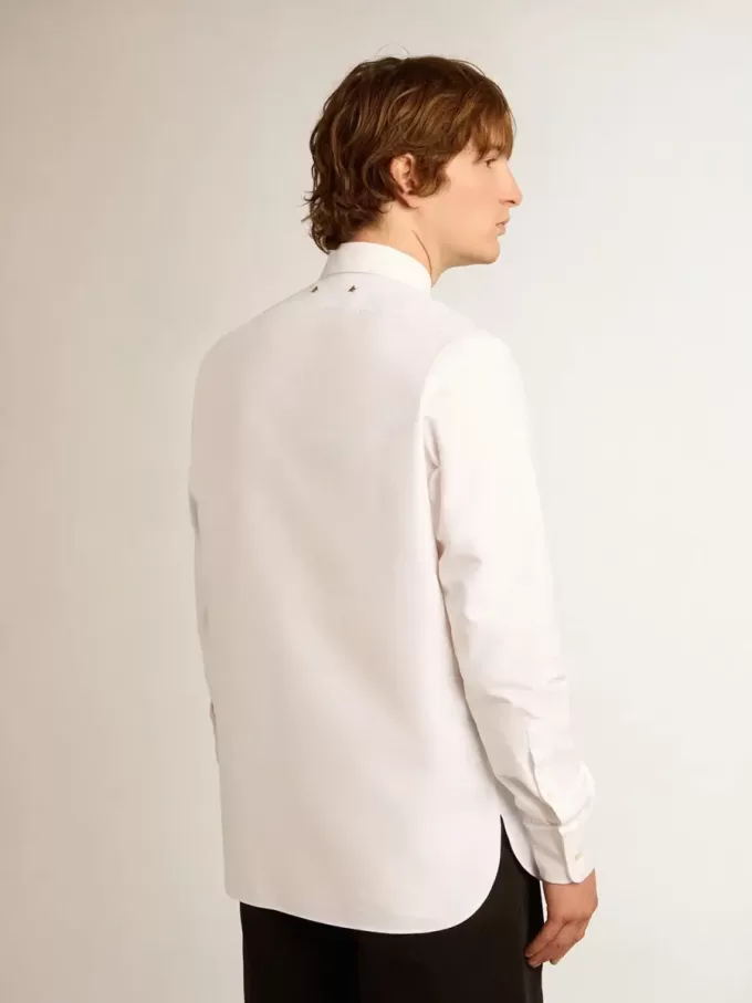 Camisa blanca de algodón Camisa blanca de algodón