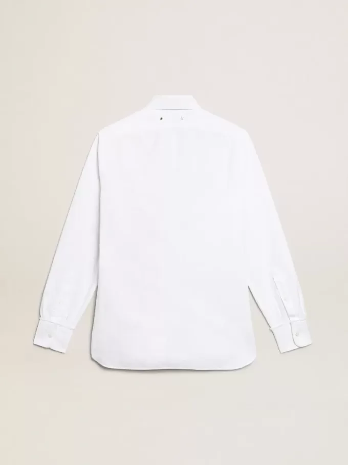 Camisa blanca de algodón Camisa blanca de algodón