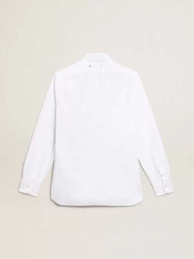 Camisa blanca de algodón Camisa blanca de algodón