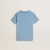 Camiseta azul claro para niño con estampado