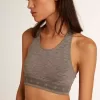 Camiseta deportiva gris jaspeado