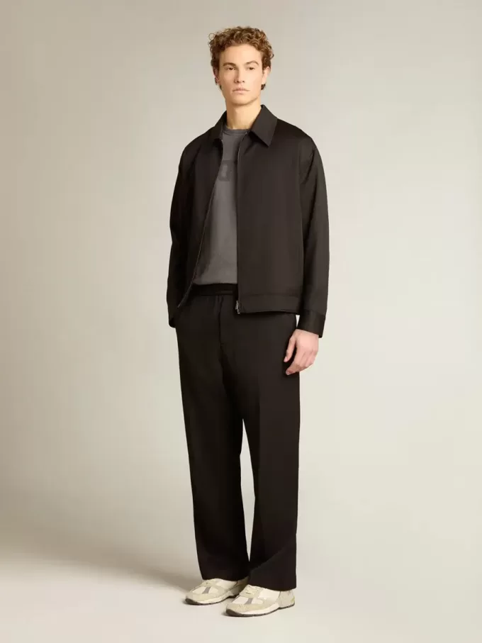 Camiseta gris antracita para hombre con tratamiento desgastado