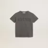 Camiseta para niño en color gris con tratamiento desgastado