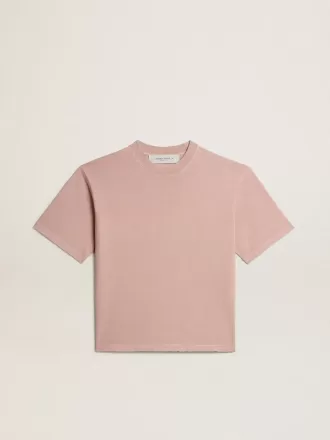 Camiseta rosa empolvado con logotipo invertido en la espalda – Jersey Capsule