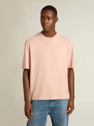 Camiseta rosa empolvado con logotipo invertido en la espalda – Jersey Capsule