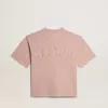 Camiseta rosa empolvado con logotipo invertido en la espalda – Jersey Capsule