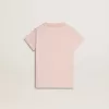 Camiseta rosa para niña con estampado rosa en la parte delantera