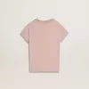 Camiseta rosa para niñas con estampado blanco Camiseta rosa para niñas con estampado blanco