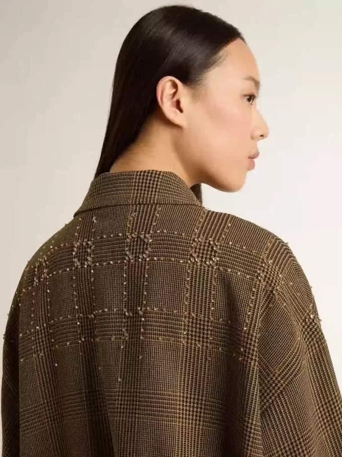 Chaqueta bomber de lana para mujer