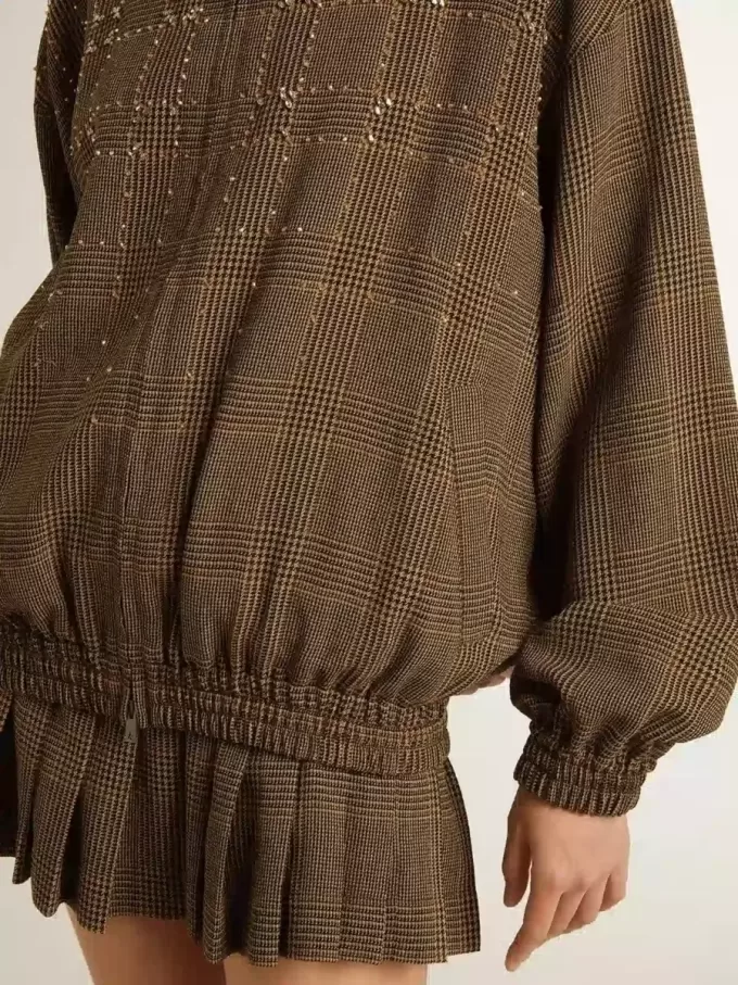 Chaqueta bomber de lana para mujer