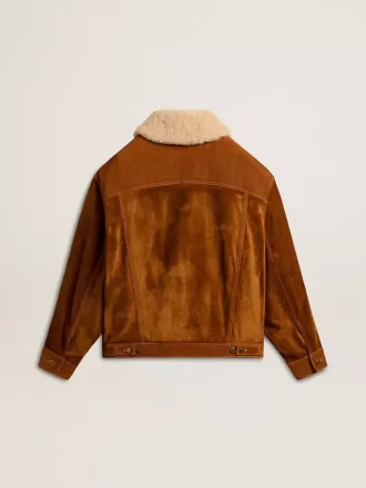 Blazer blanco envejecido de doble botonadura para mujer – S